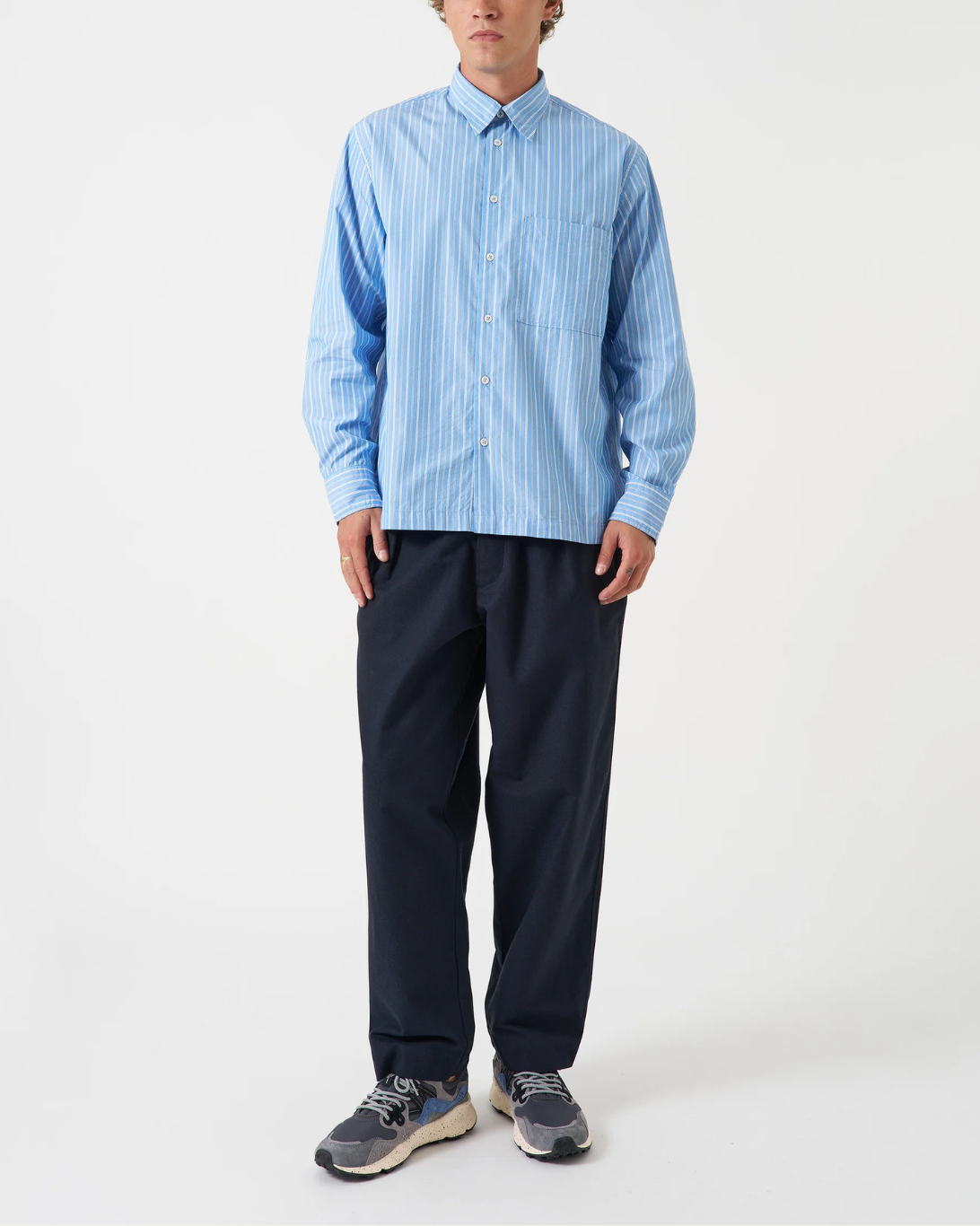 Lucky Shirt | Blue Stripe