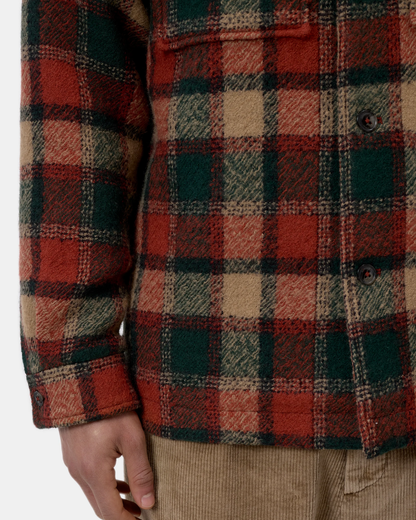 Wool Mixed Overshirt Jacket | Ember