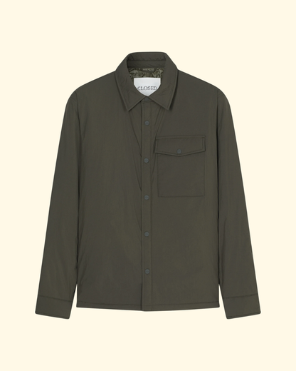 Padded Overshirt | Olive