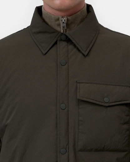 Padded Overshirt | Olive