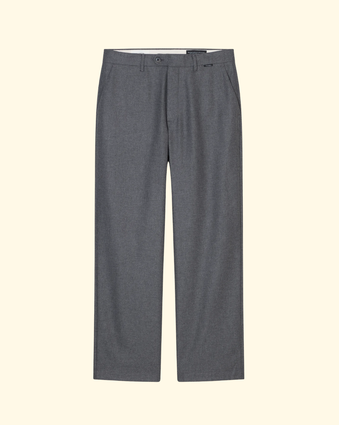 Fairport Wool Relaxed Trouser | Grey Melange