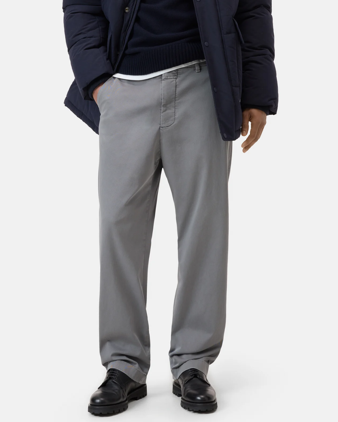 Fairport Cotton Trouser | Grey