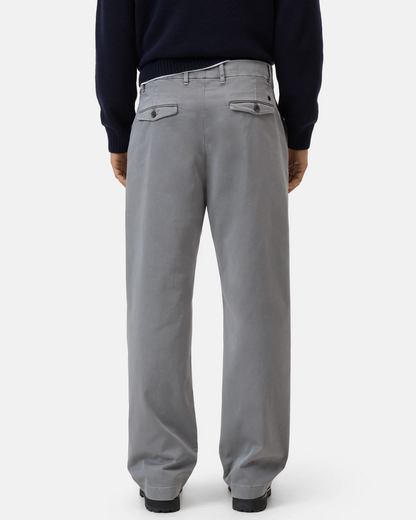 Fairport Cotton Trouser | Grey