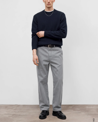 Fairport Cotton Trouser | Grey