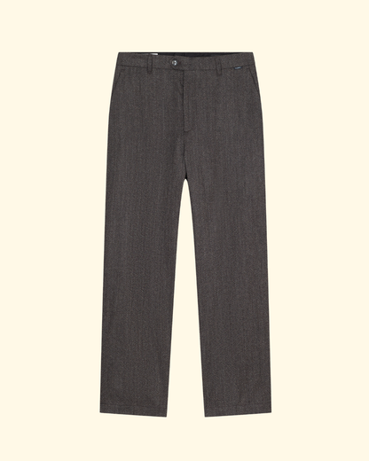 Fairport Wool Relaxed Trouser | Espresso