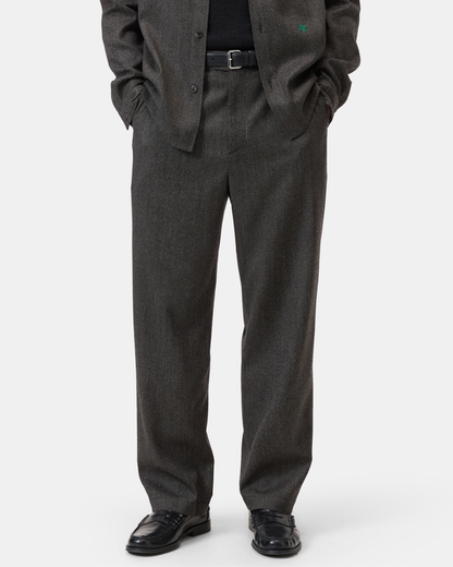 Fairport Wool Relaxed Trouser | Espresso
