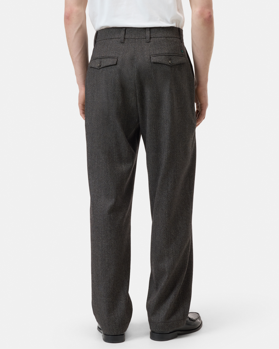 Fairport Wool Relaxed Trouser | Espresso