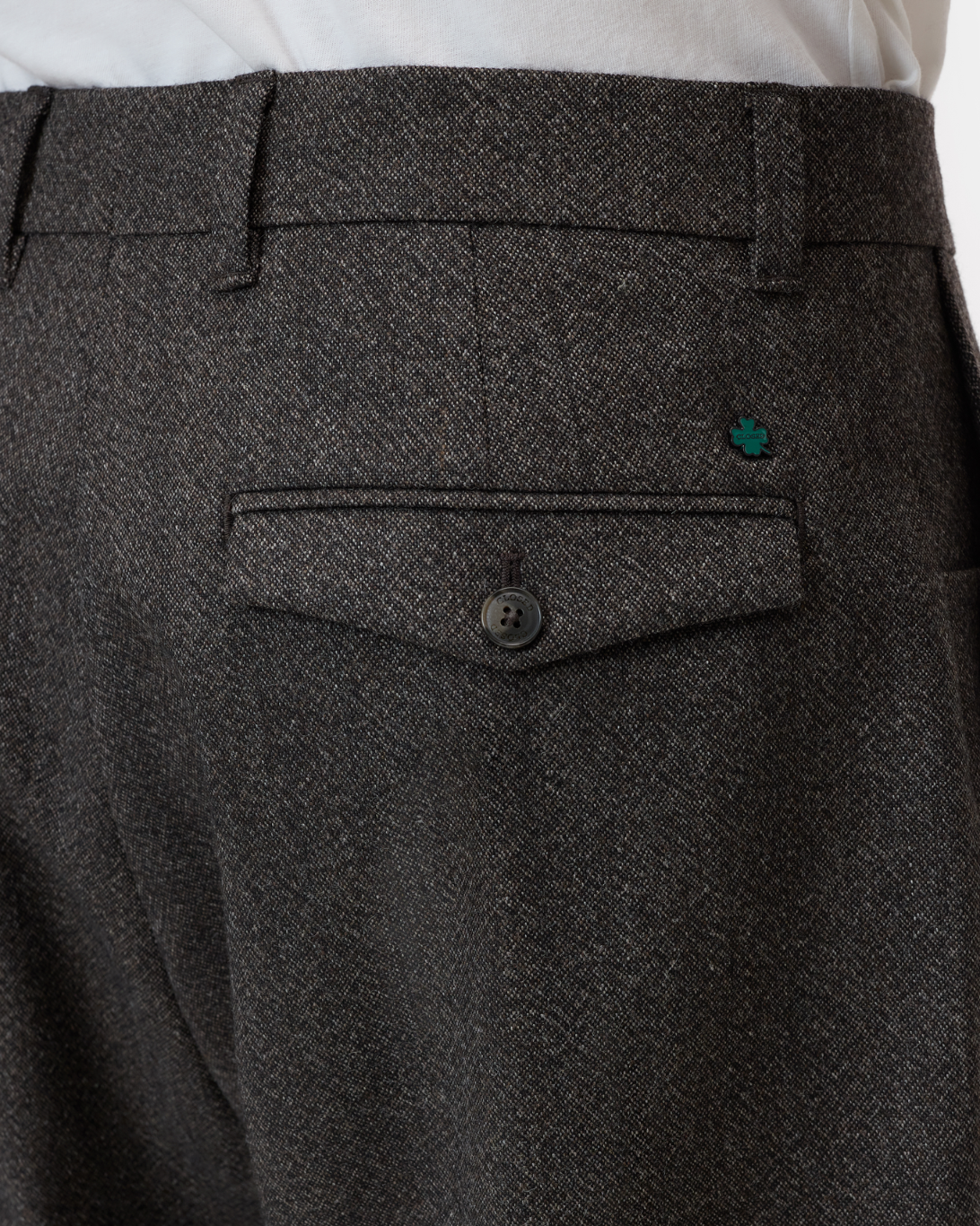 Fairport Wool Relaxed Trouser | Espresso