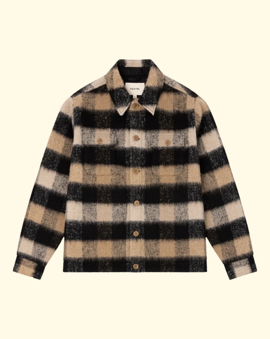 Haston Brushed Jacket | Black Check