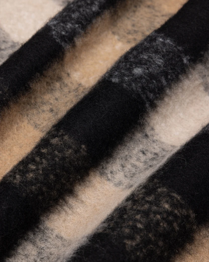 Haston Brushed Jacket | Black Check