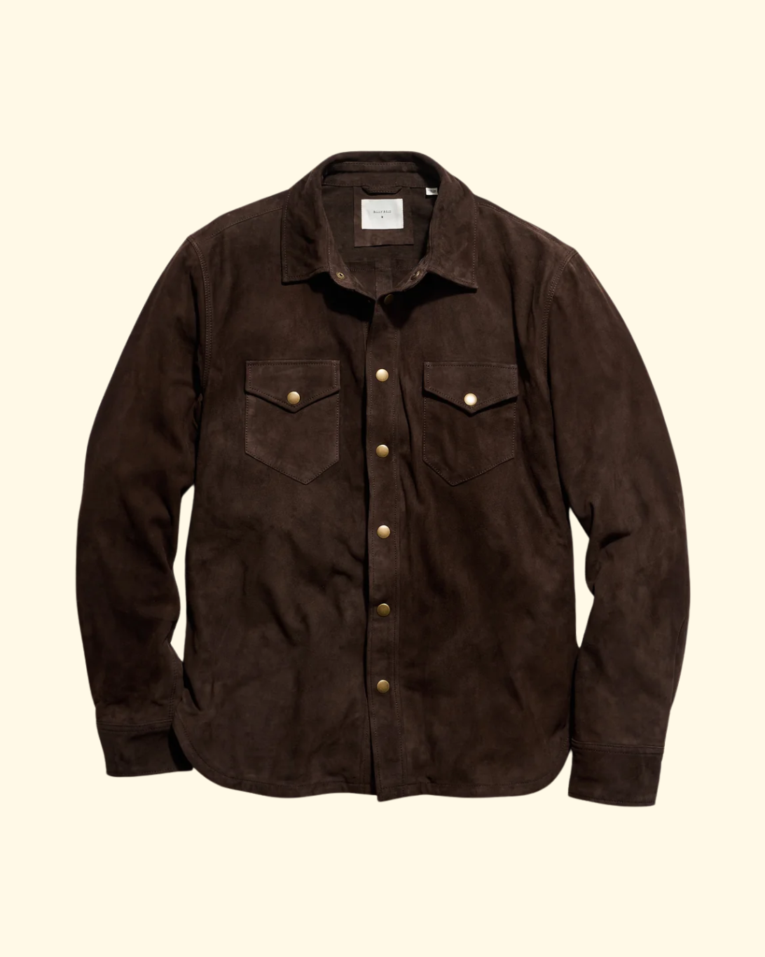 Savoy Suede Workshirt | Chocolate