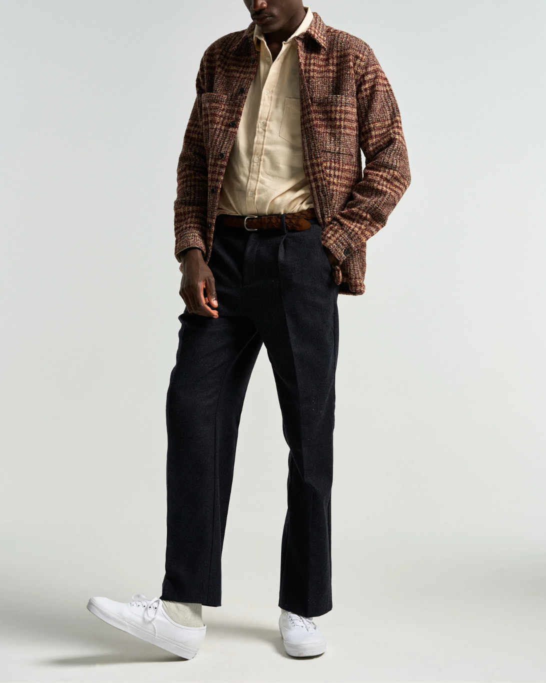 Clarion Overshirt | Brown Plaid
