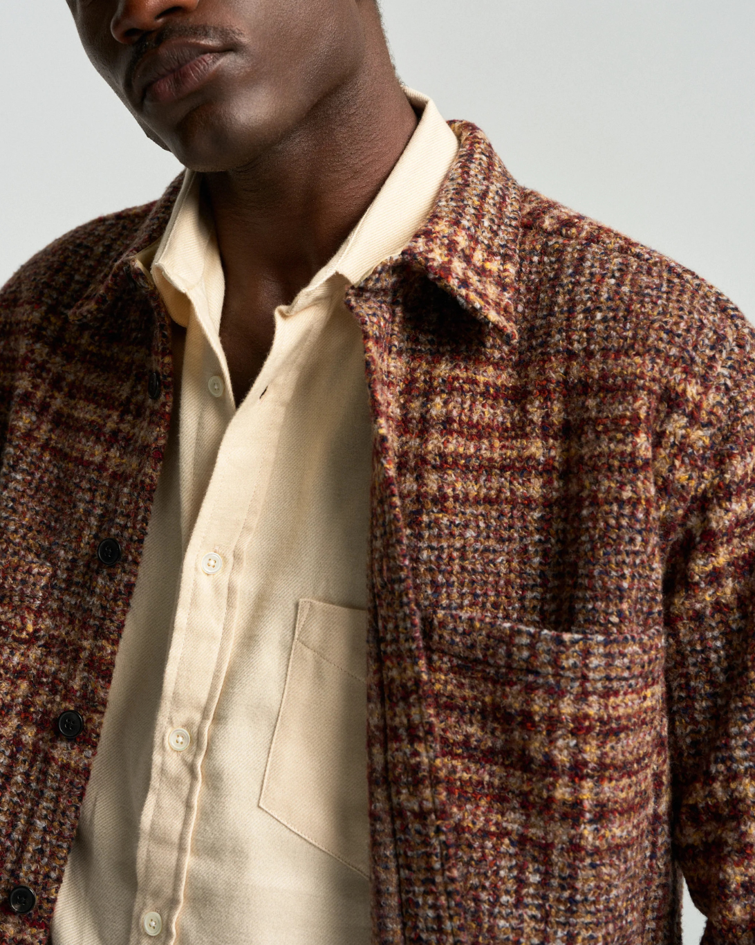 Clarion Overshirt | Brown Plaid
