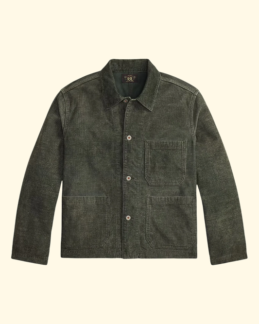 Empire Cotton-Corduroy Jacket | Green