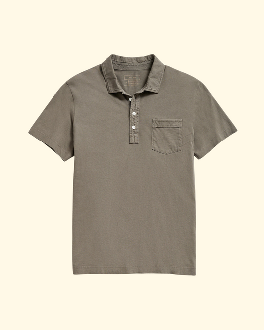 Pensacola Polo | Washed Grey