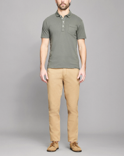 Pensacola Polo | Washed Grey