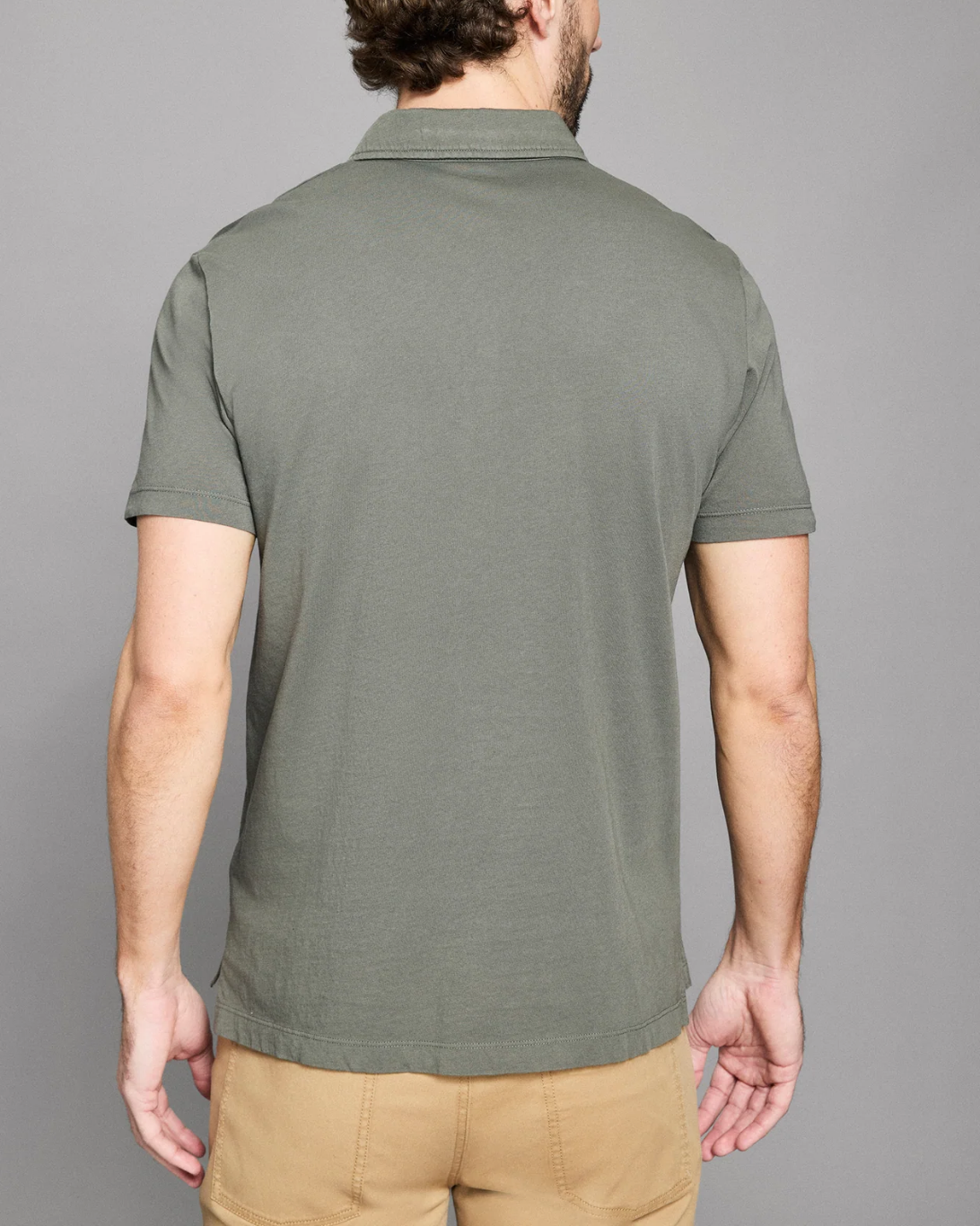 Pensacola Polo | Washed Grey