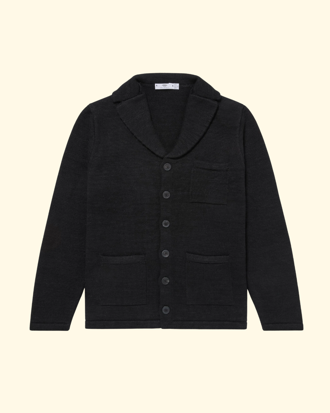 Textured Pub Jacket | Black Marl