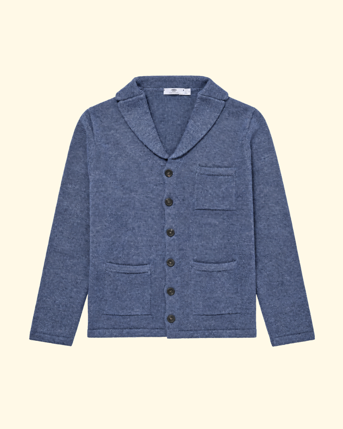 Textured Pub Jacket | Denim Marl