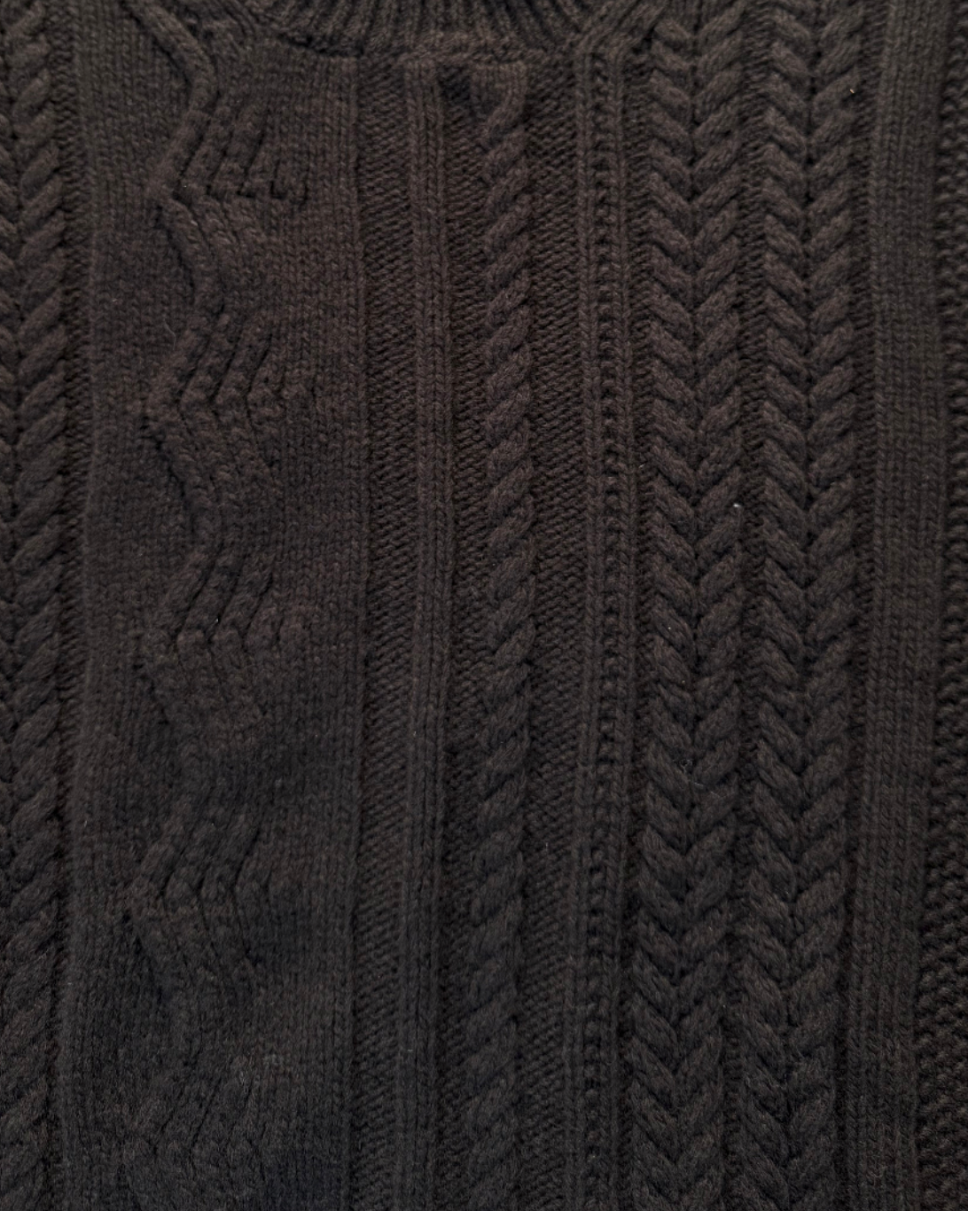 Ridges Aran Crewneck | Brown