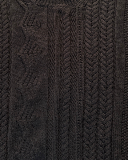 Ridges Aran Crewneck | Brown