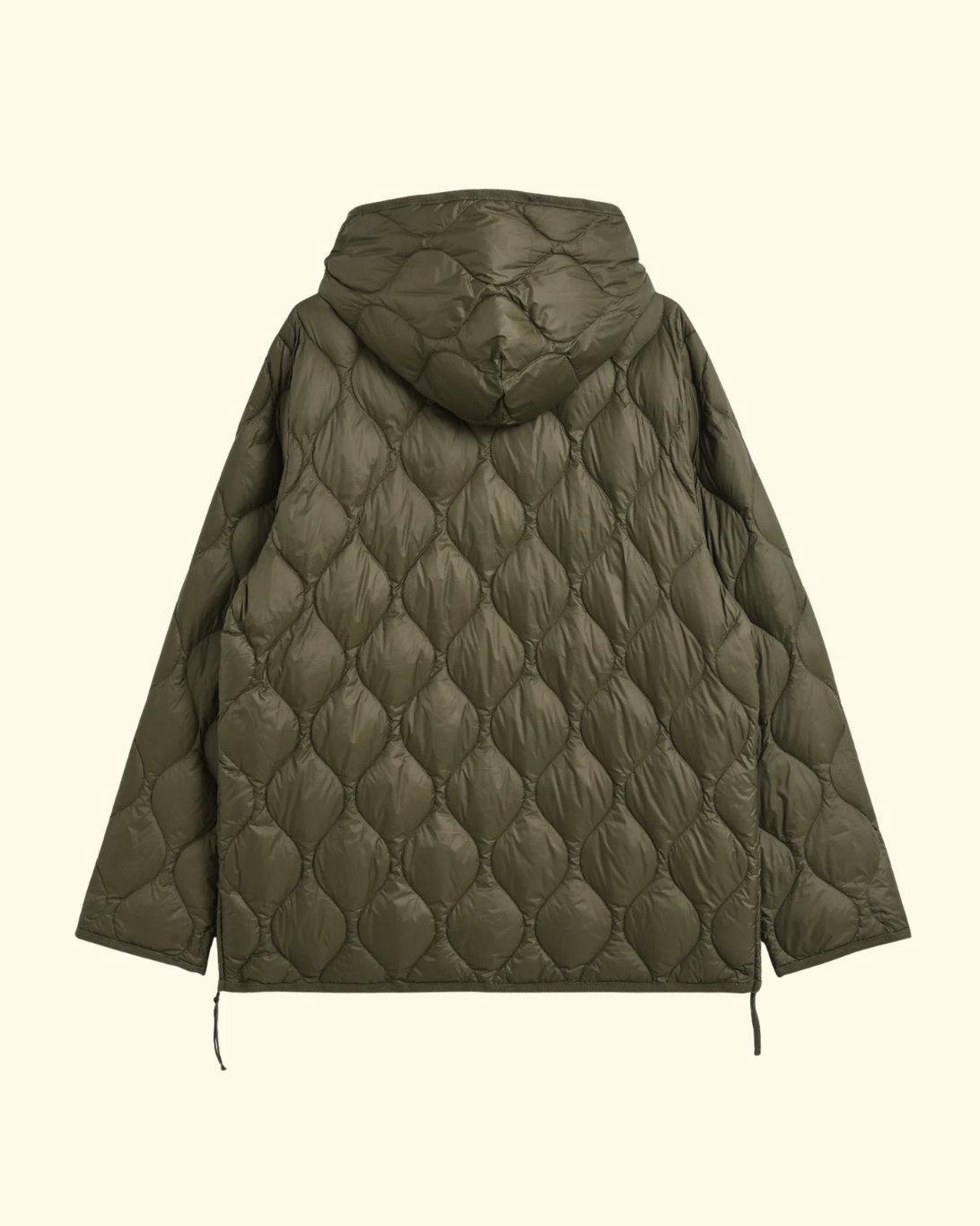 Military Hood Zip Down Shell | Dark Olive