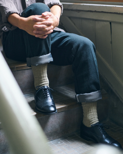 Ribbed Socks | Green