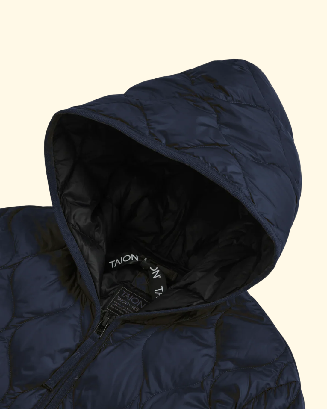 Military Hood Zip Down Shell | Dark Navy