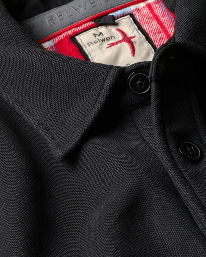 Pique Fleece Workshirt | Black