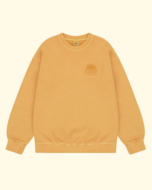 Sunny Wink Pigment Sweat Shirt | Yellow