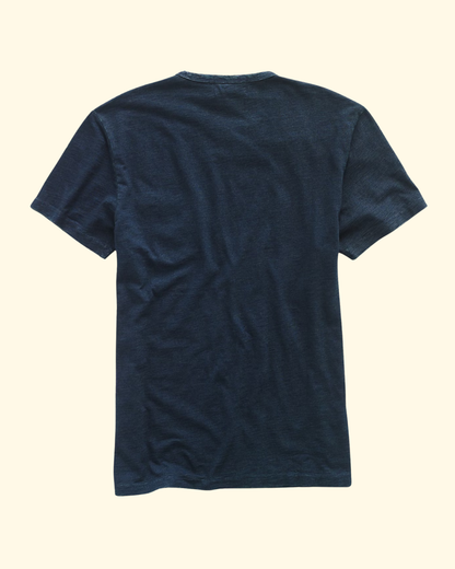 Slub Indigo Crewneck | Rinsed Indigo