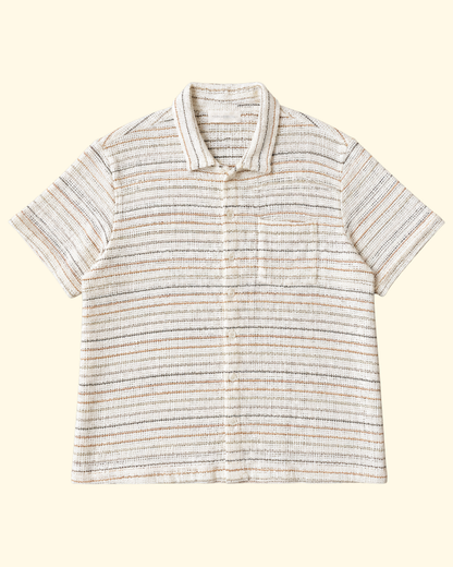 Fez Woven Shirt | Mineral Stripe