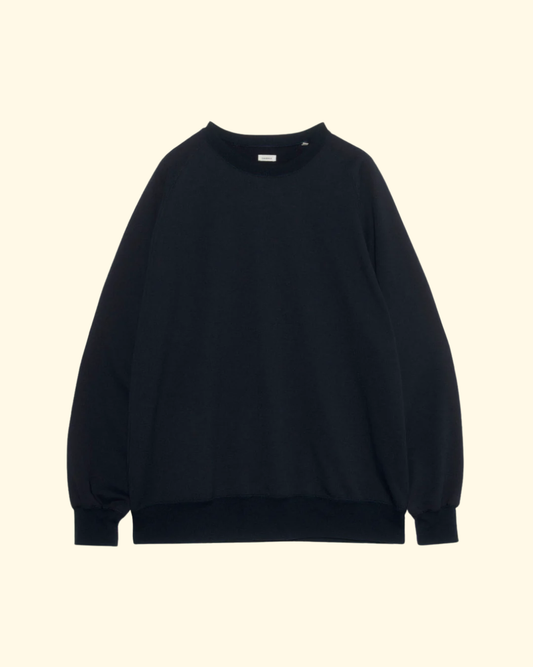 Polyester Pile Crew Neck | Navy