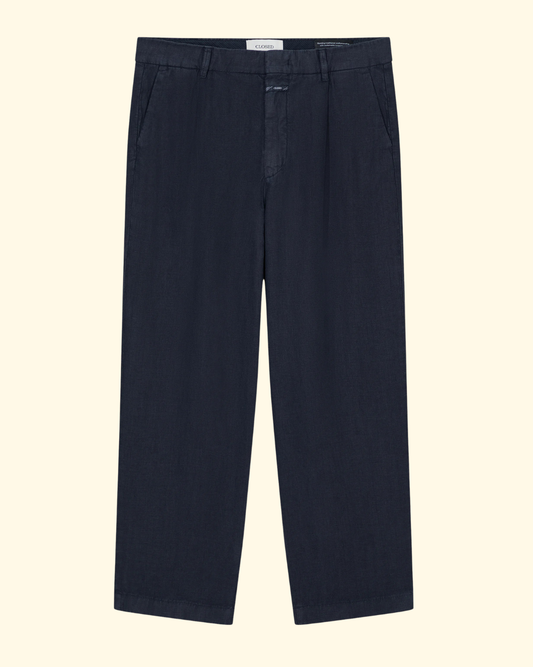 Blomberg Linen Pant | Magma Black