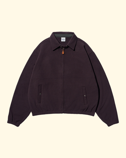 Fleece Bomber Jacket | Brown