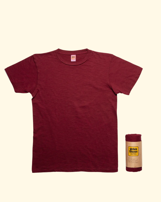 Rolled Tee | Burgundy