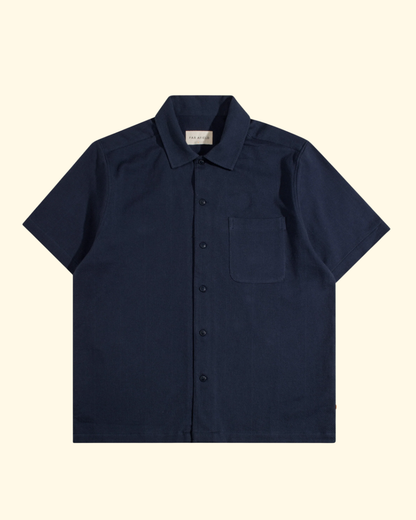 Busey Textured Shirt | Navy