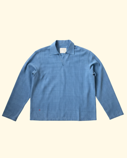 Gulab Kurta Shirt | Light Indigo