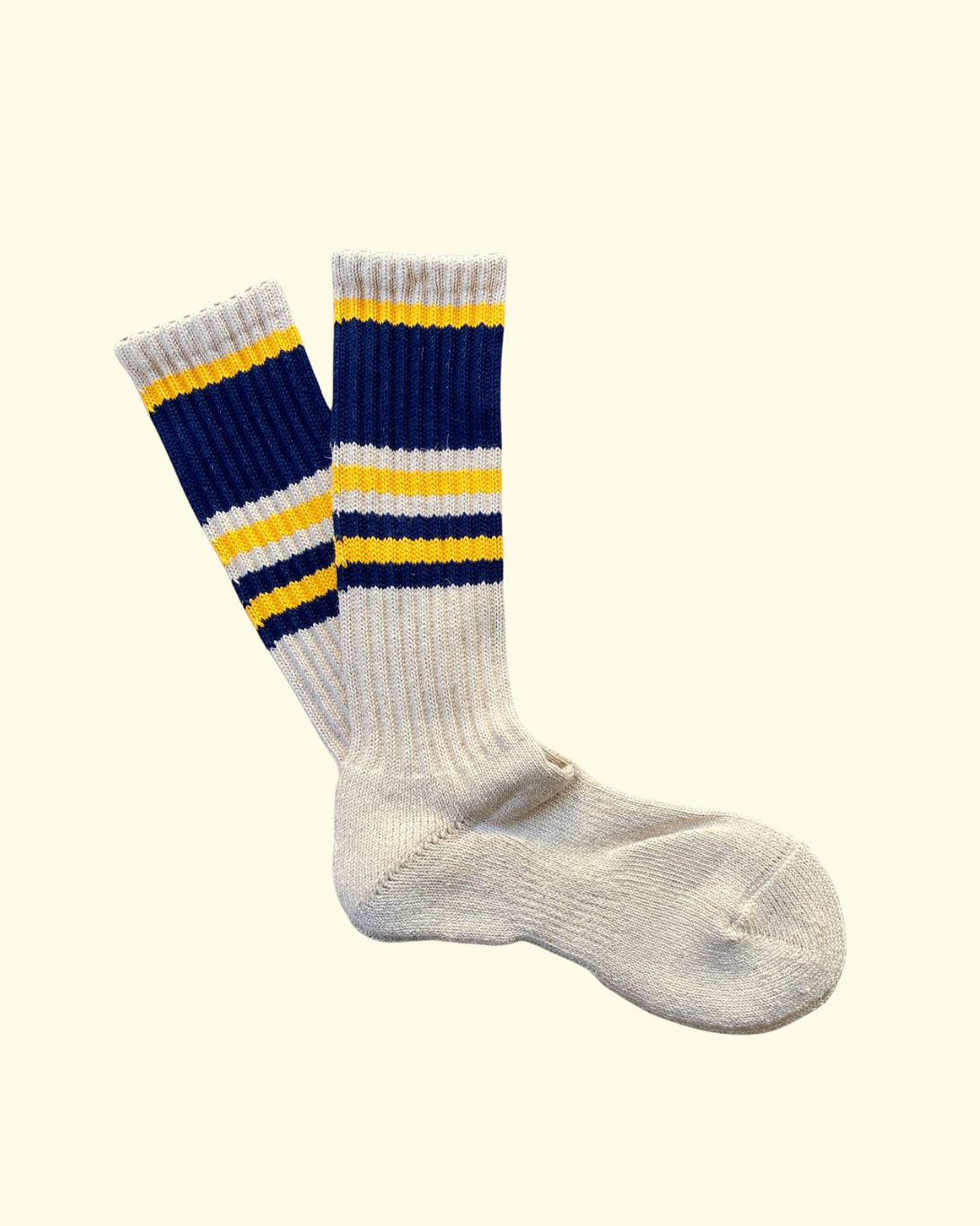 Line Pile Crew Sock | Navy