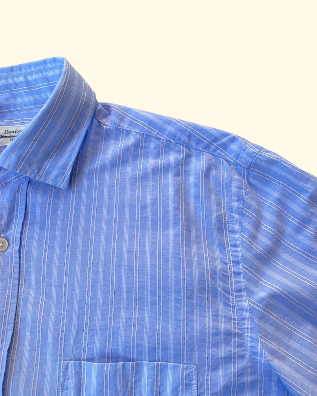 Paul Summer Stripe Shirt | Blue & White