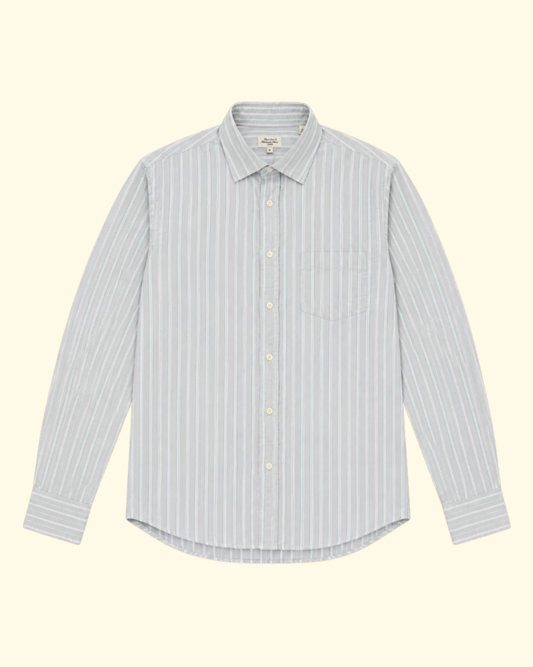 Paul Summer Stripe Shirt | Stone & White