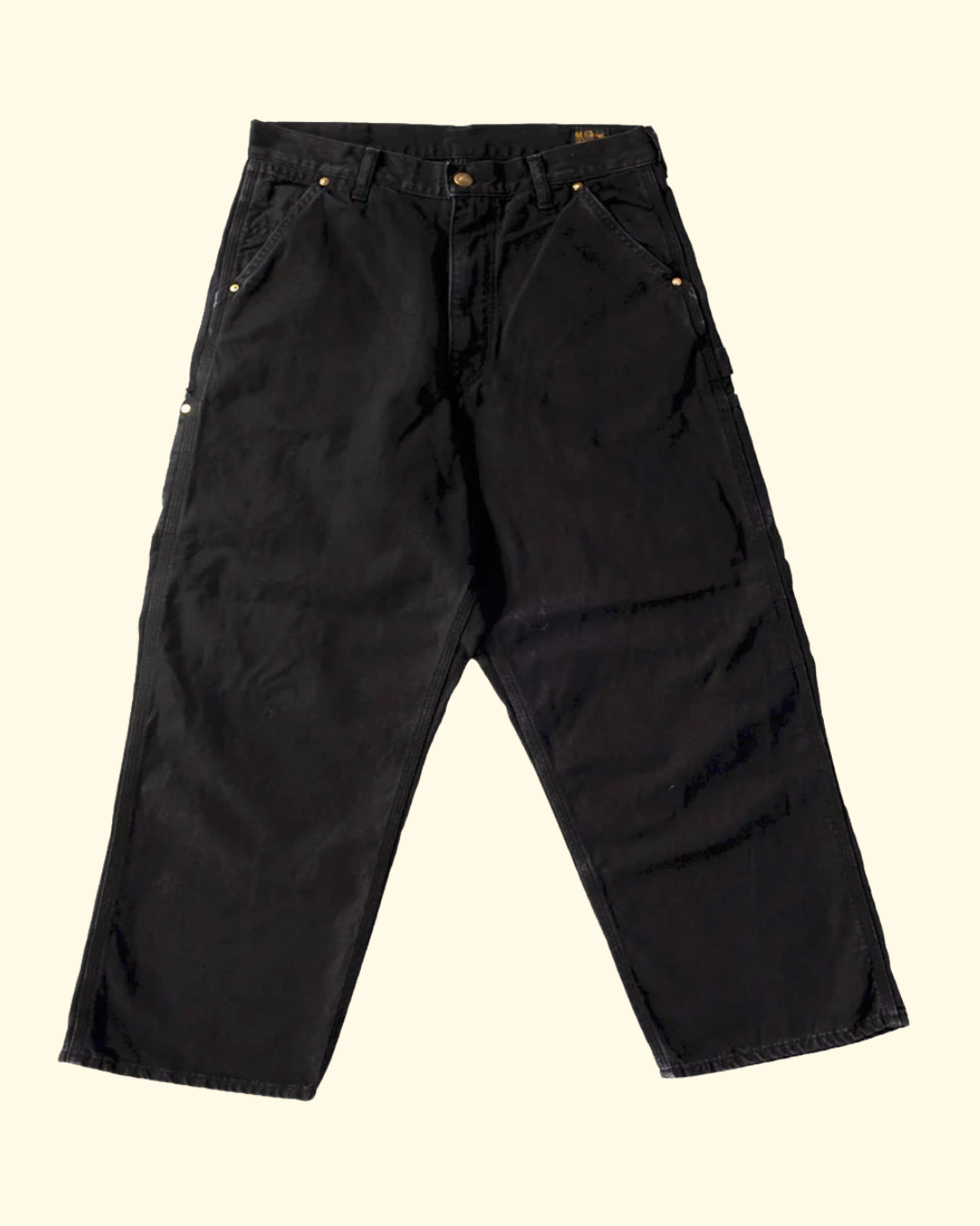 Dad's Fit Painter Pants | Black