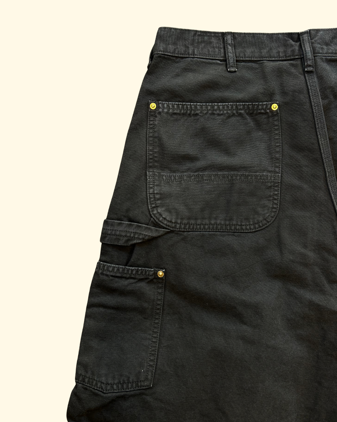 Dad's Fit Painter Pants | Black
