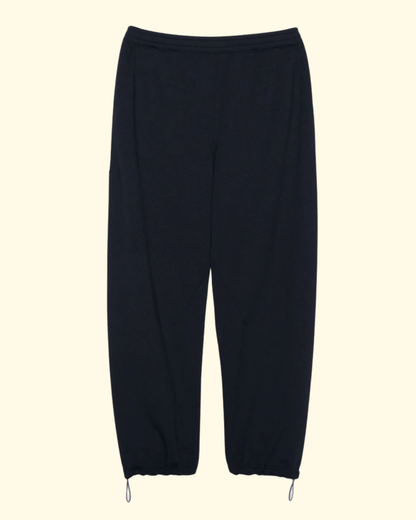 Polyester Pile Sweat Pants | Navy