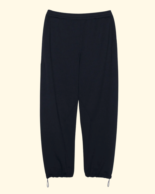 Polyester Pile Sweat Pants | Navy