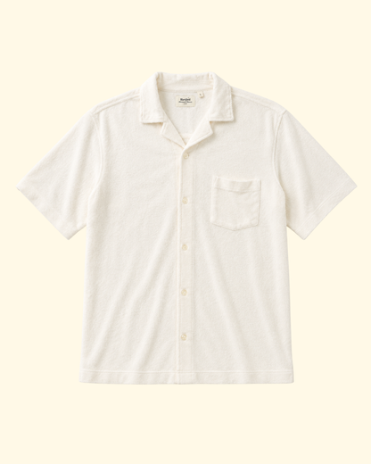 Bouclette Polo Shirt | Off White