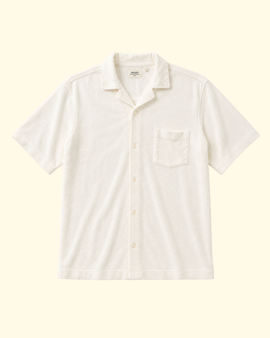 Bouclette Polo Shirt | Off White
