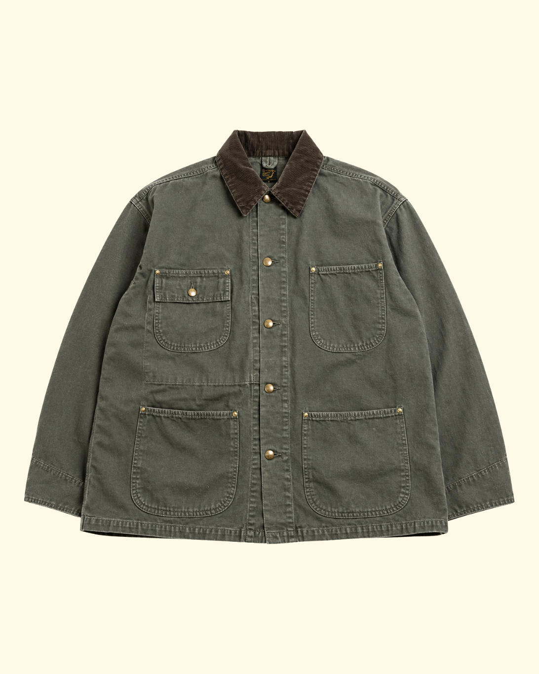 Relaxed Fit Coverall Jacket | Coffee Brown