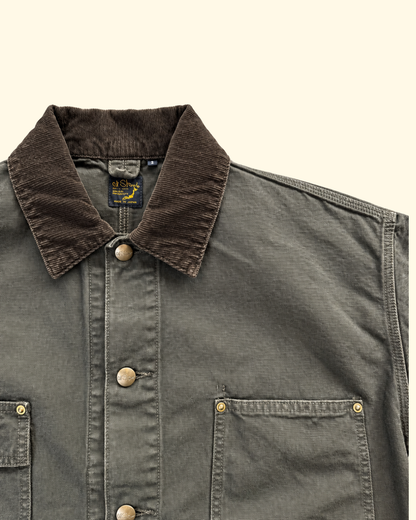 Relaxed Fit Coverall Jacket | Coffee Brown