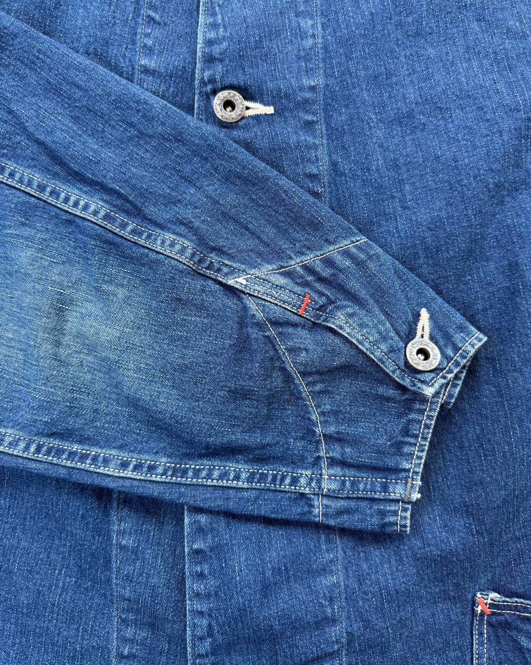 WWII Denim Coverall Jacket | Vintage Indigo